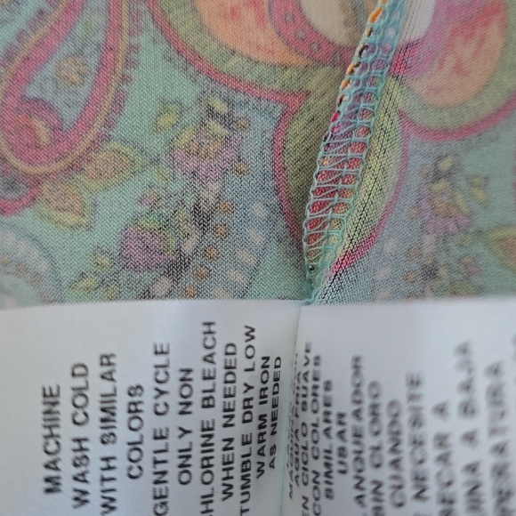 London Times colorful rwmetro paisley print maxi dress-12 - Picture 8 of 9